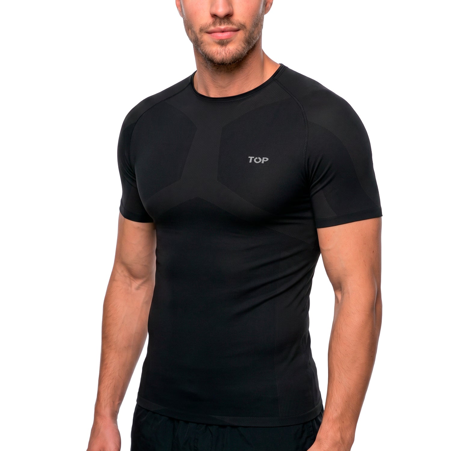Camiseta Manga Corta Deportiva Primera Capa Microfibra