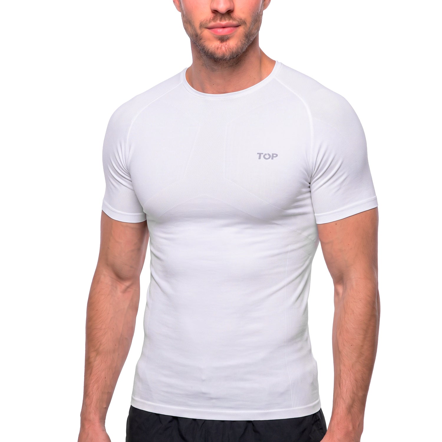 Camiseta Manga Corta Deportiva Primera Capa Microfibra