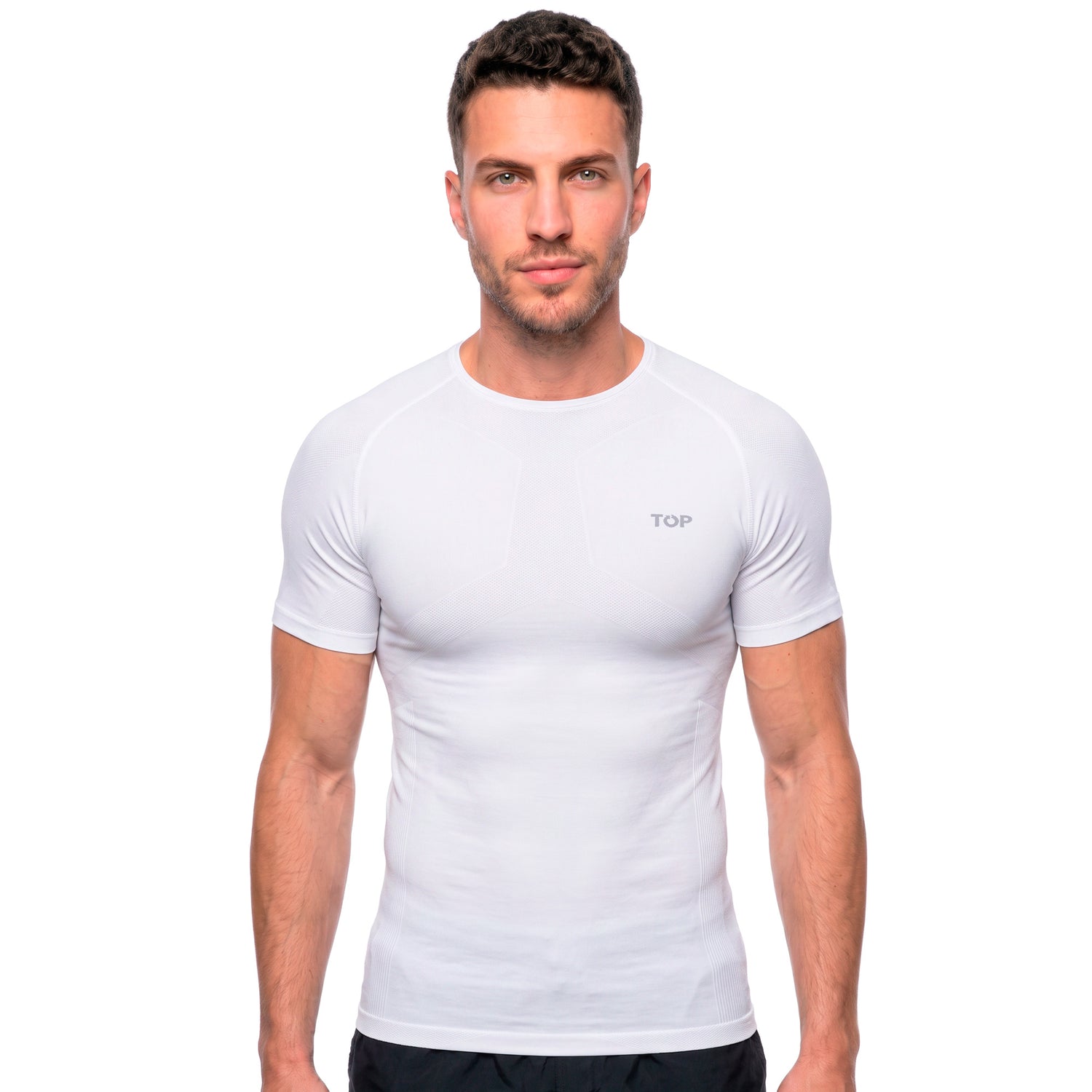Camiseta Manga Corta Deportiva Primera Capa Microfibra