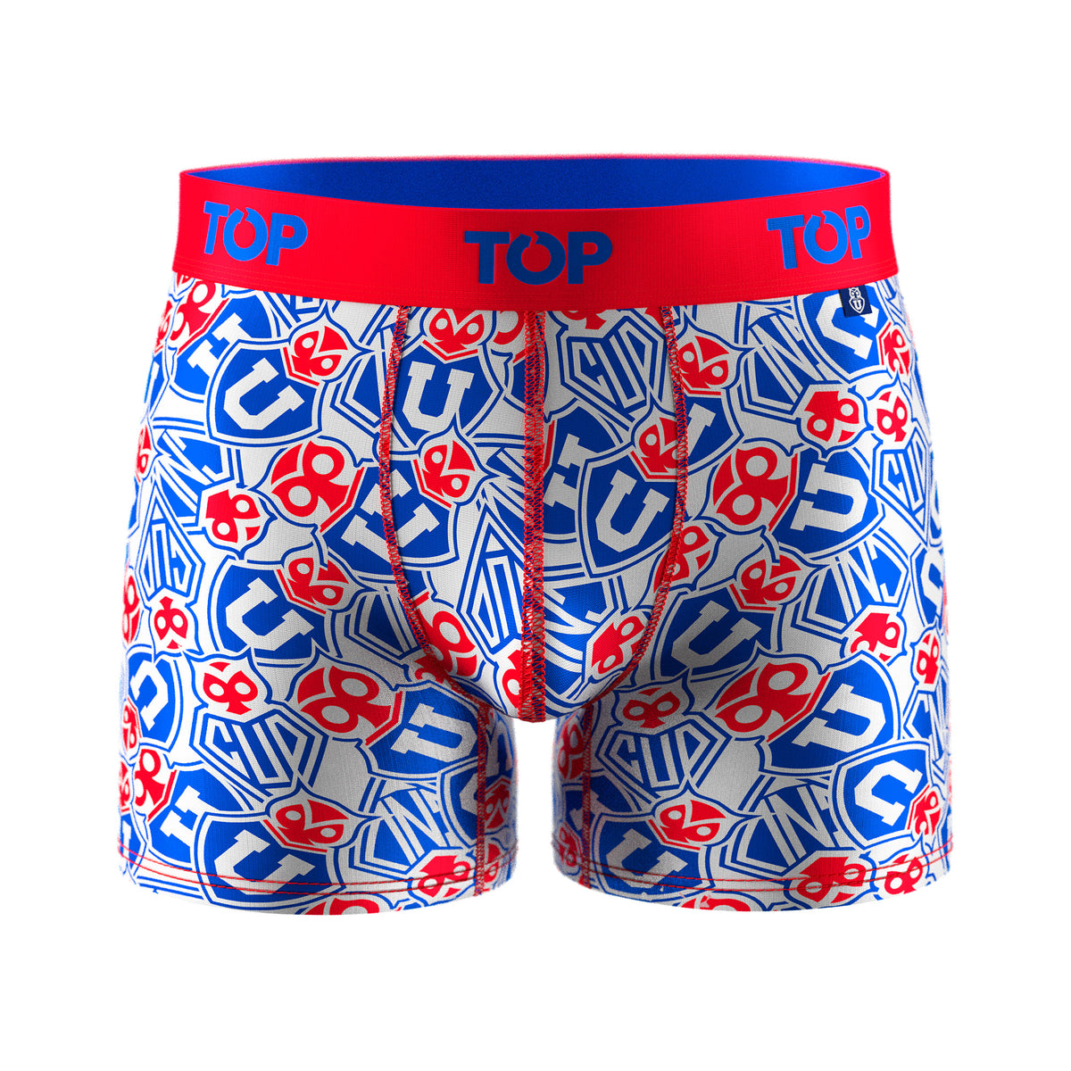 Bóxer Medio Microfibra Universidad de Chile Pack 3 C4