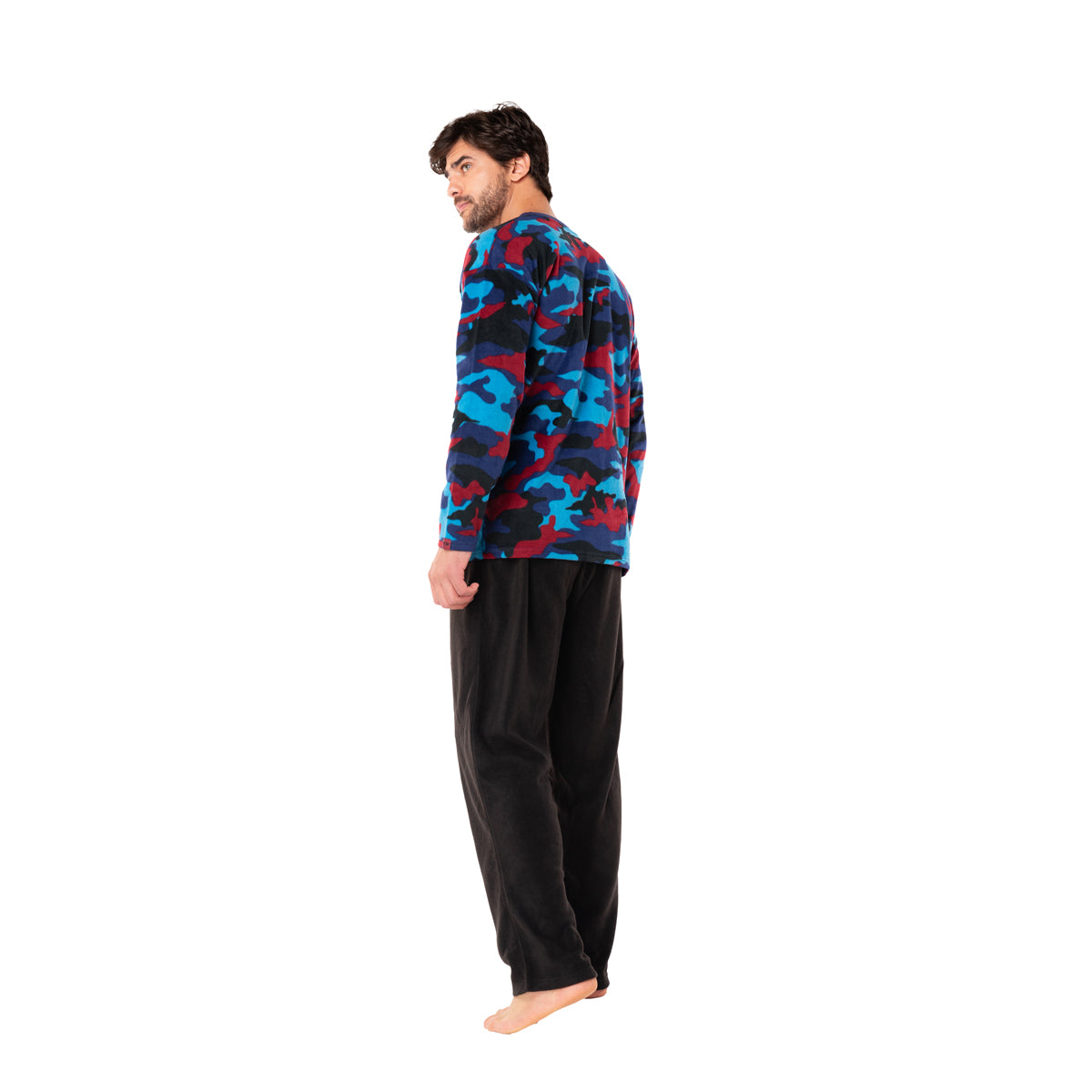 Pijama Largo Hombre Micropolar Invierno