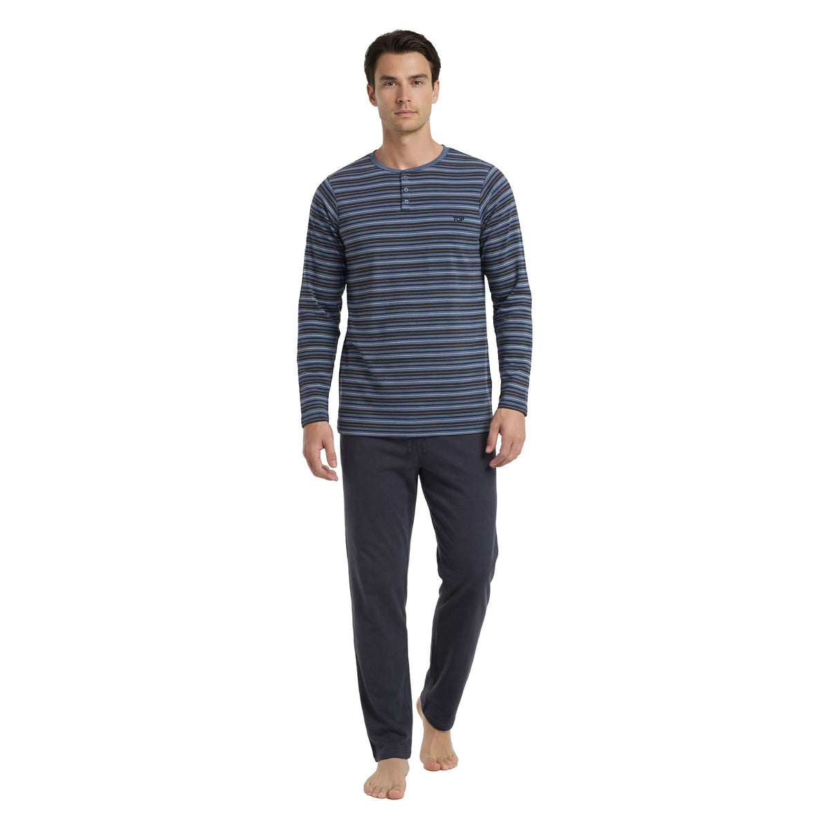 Pijama Invierno Hombre Algodón C1