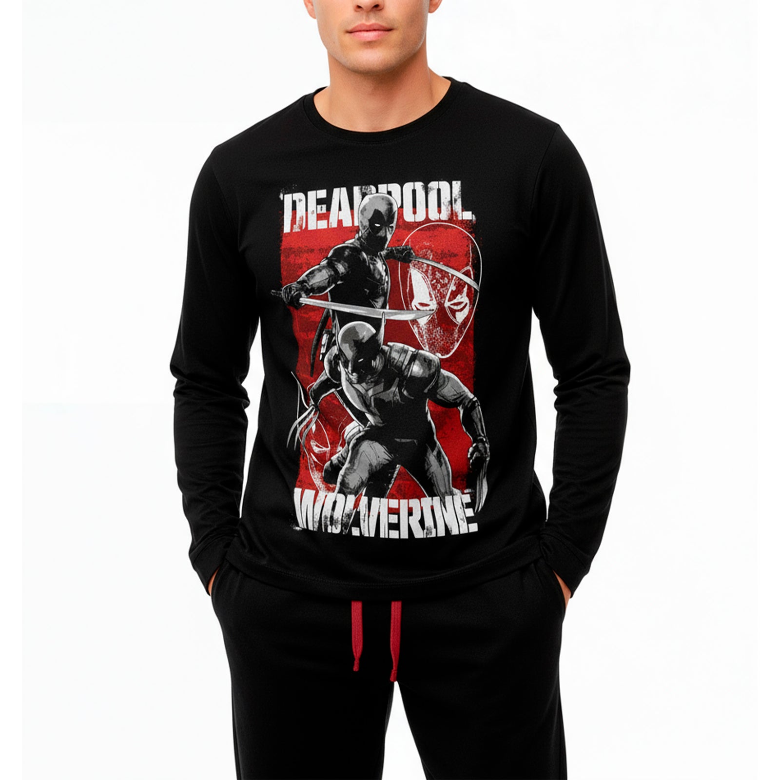 Pijama Hombre Invierno Algodón Marvel C1
