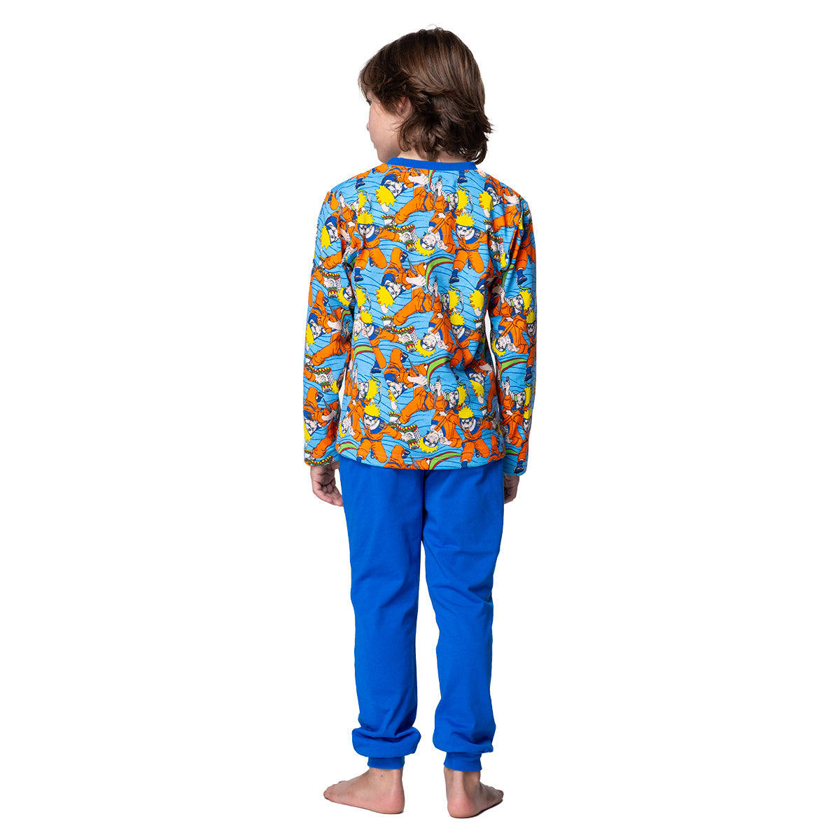 Pijama Largo Niño Invierno Algodón Naruto C2