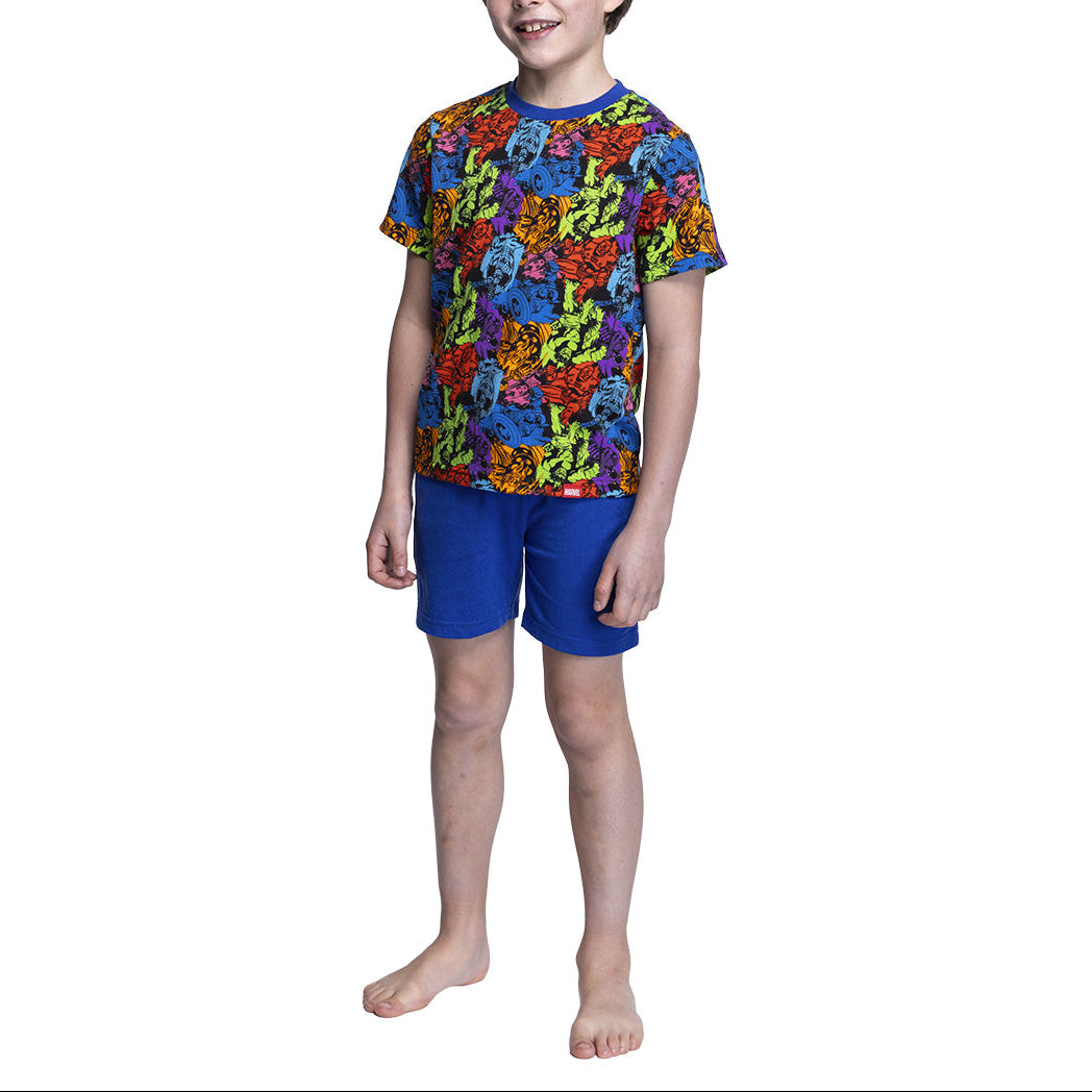 Pijama Verano Niño Algodón Marvel C2