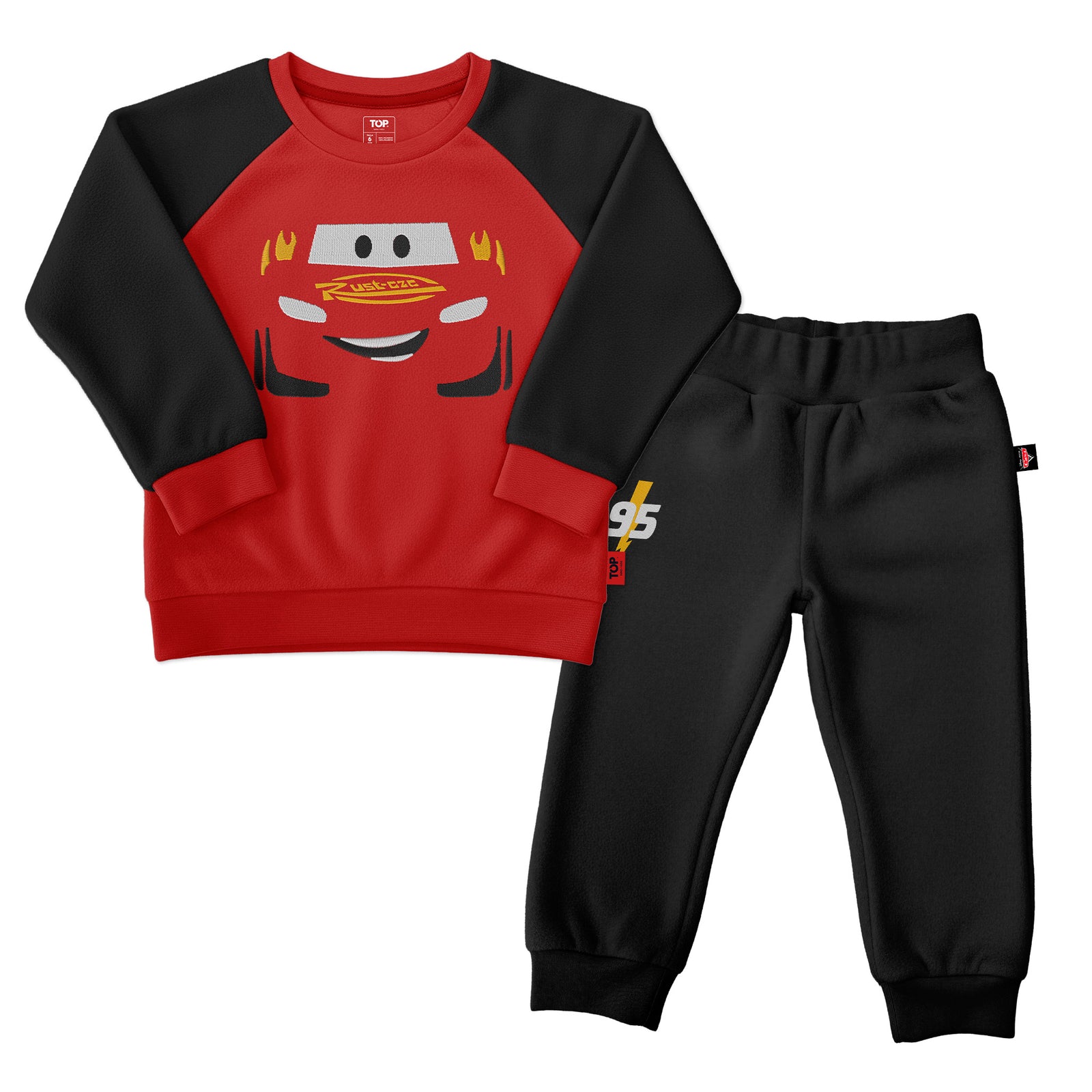 Pijama Largo Invierno Niño Algodón Cars C1