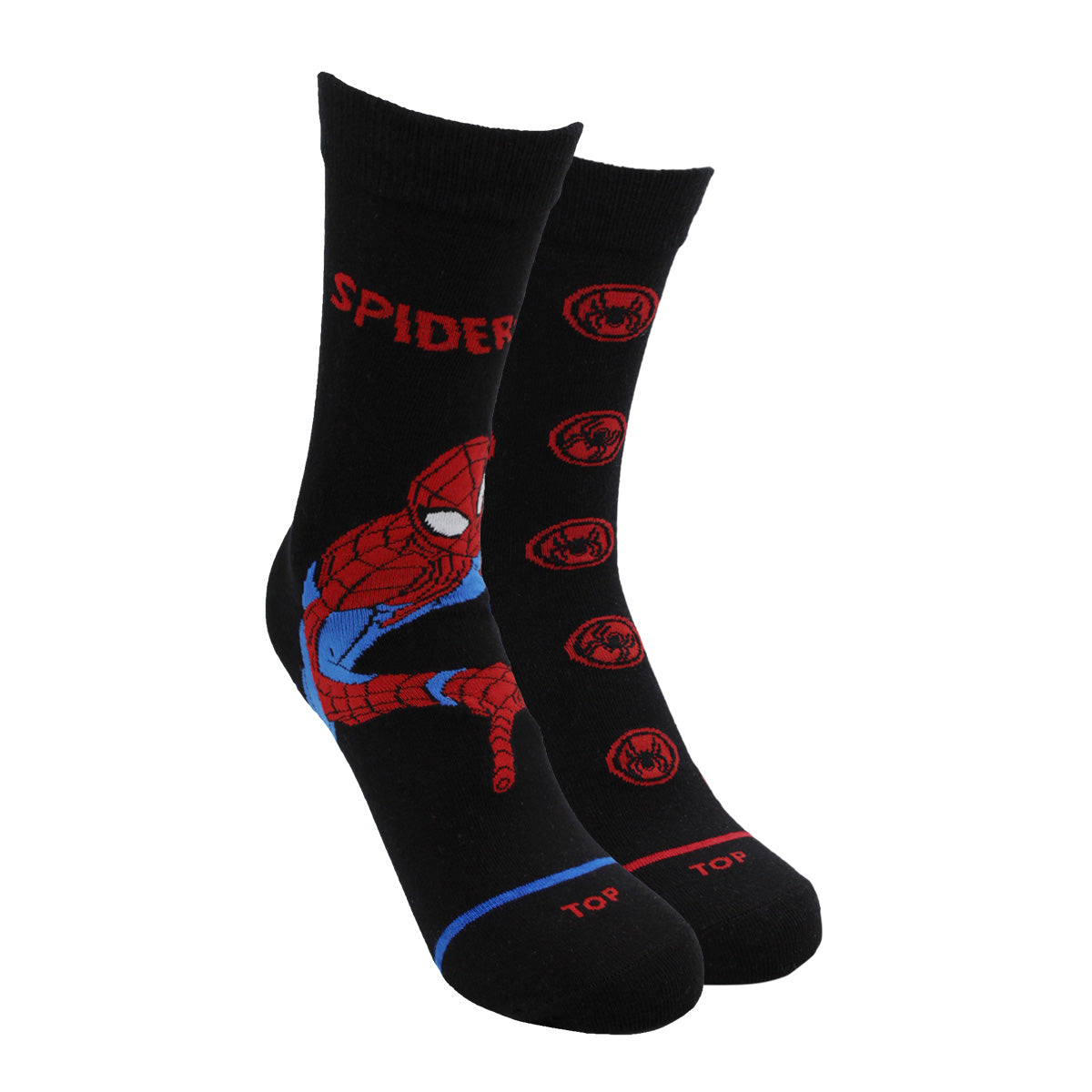 Calcetines Largos Niño Algodón Marvel Spider Man Pack 2