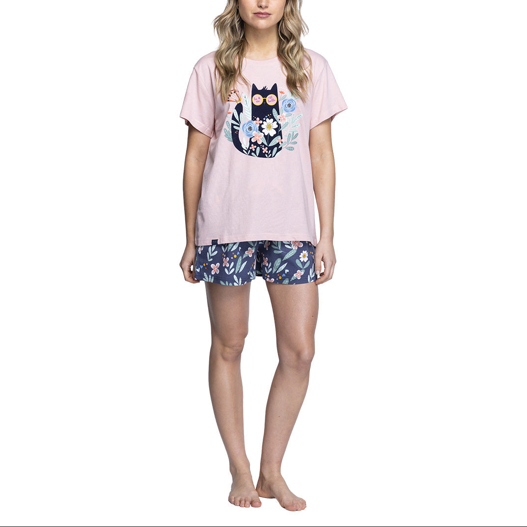 Pijama Verano Mujer Algodón C3
