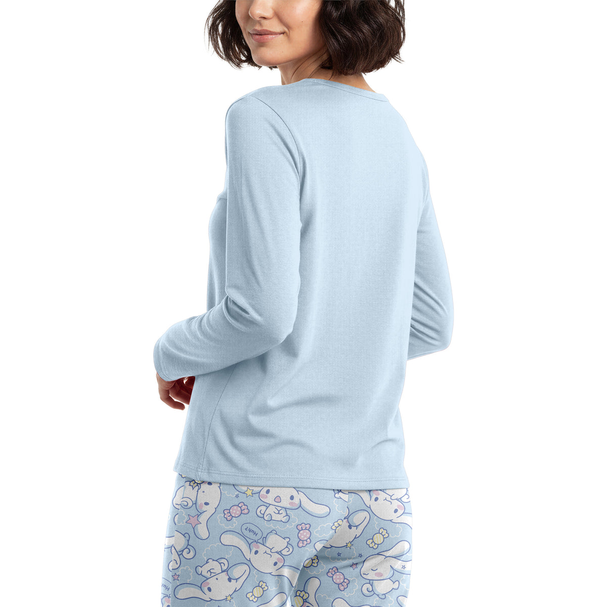 Pijama Largo Algodón Mujer Invierno Cinnamoroll C4