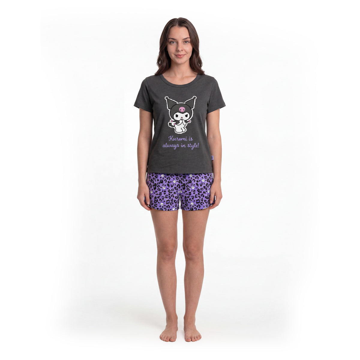 Pijama Mujer Algodón Verano Kuromi C4