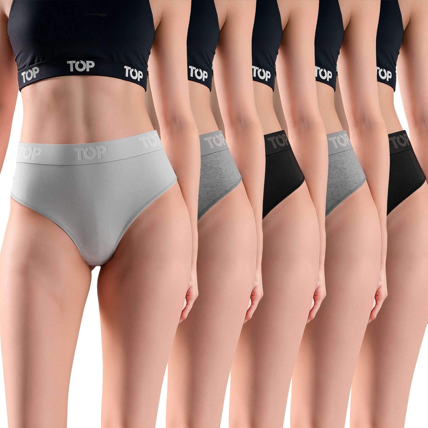 Calzón Hikini Algodón con Elástico Pack 5 C2