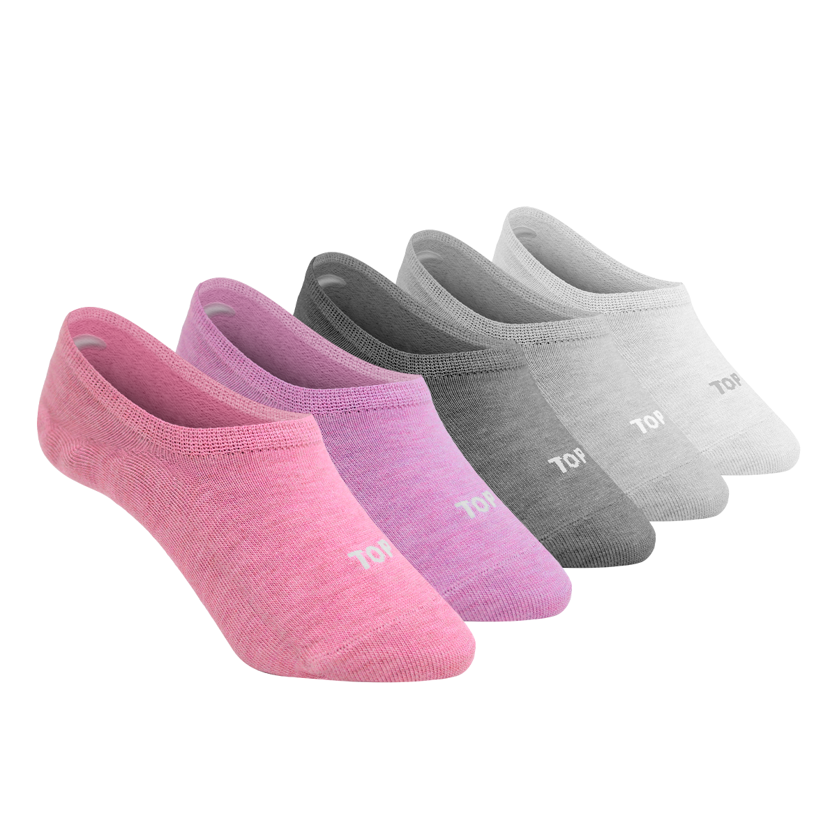 Calcetines Invisibles Bambú Mujer Pack 5 C2