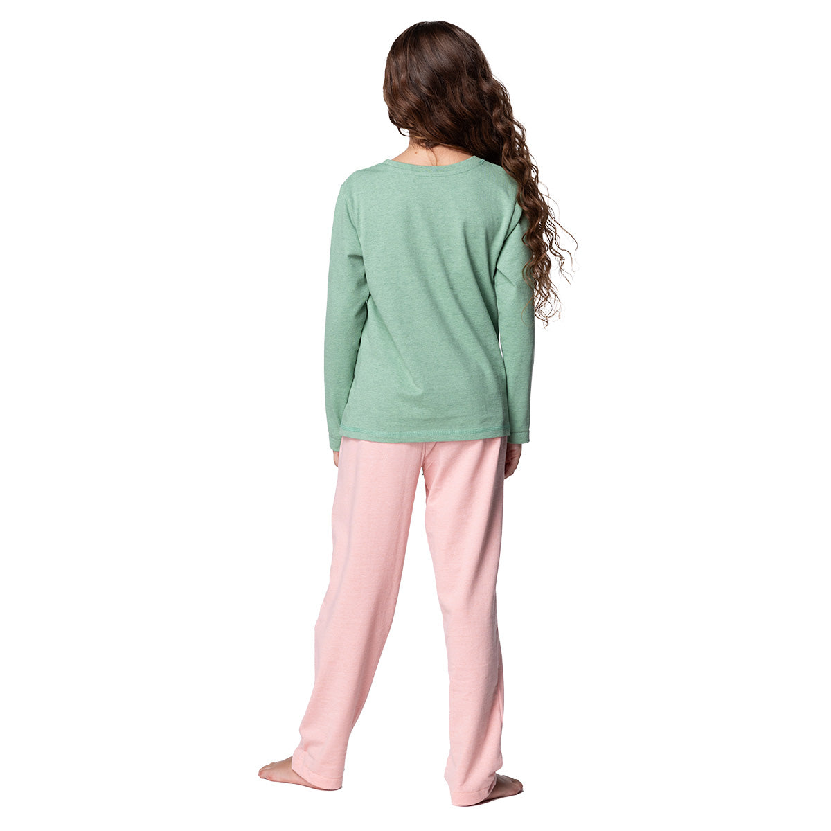 Pijama Largo Niña Algodón Invierno C2