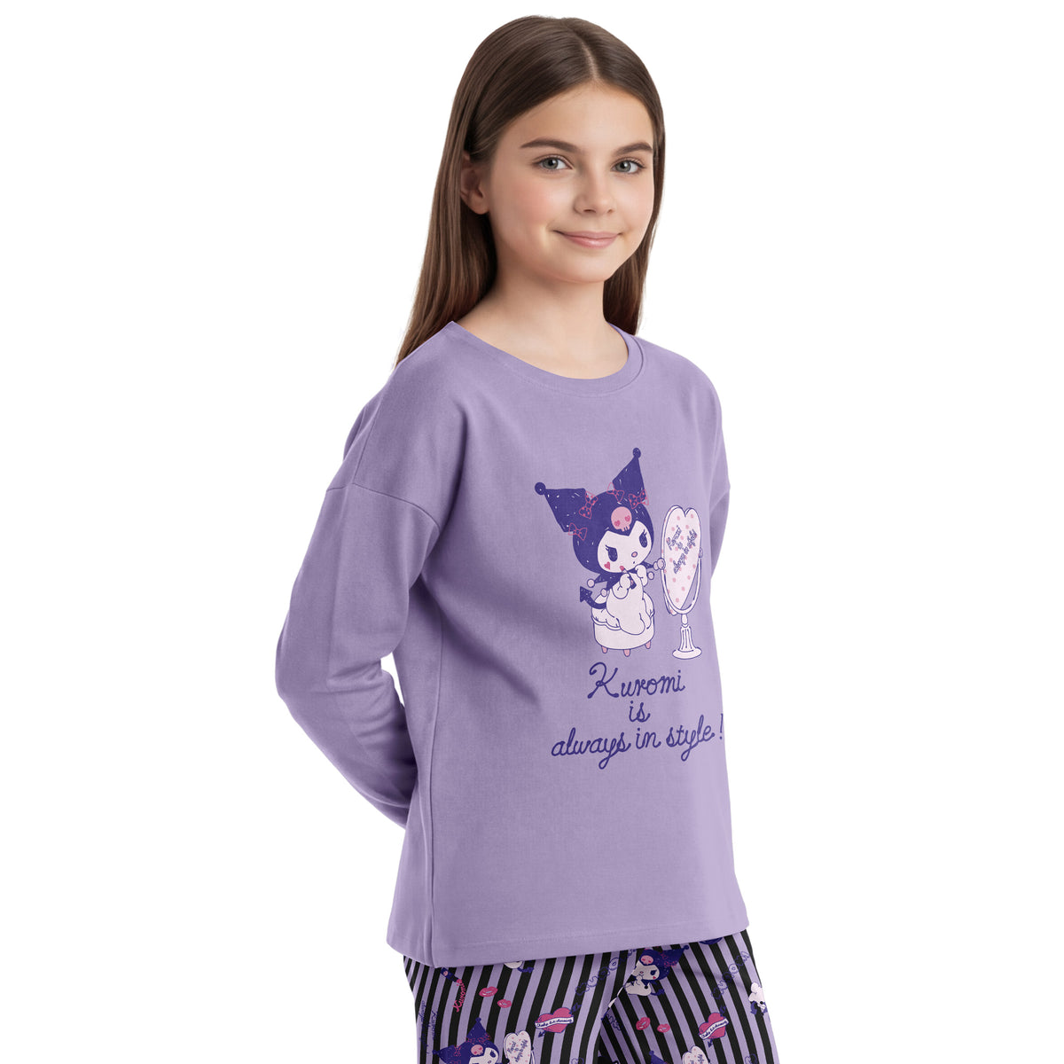 Pijama Largo Niña Algodón Invierno Hello Kitty C5