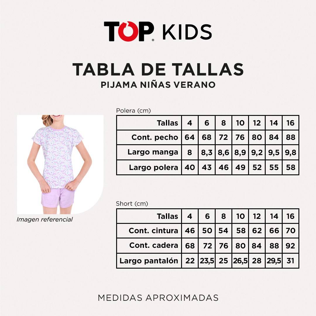 Pijama Niña Algodón Verano Moana C2