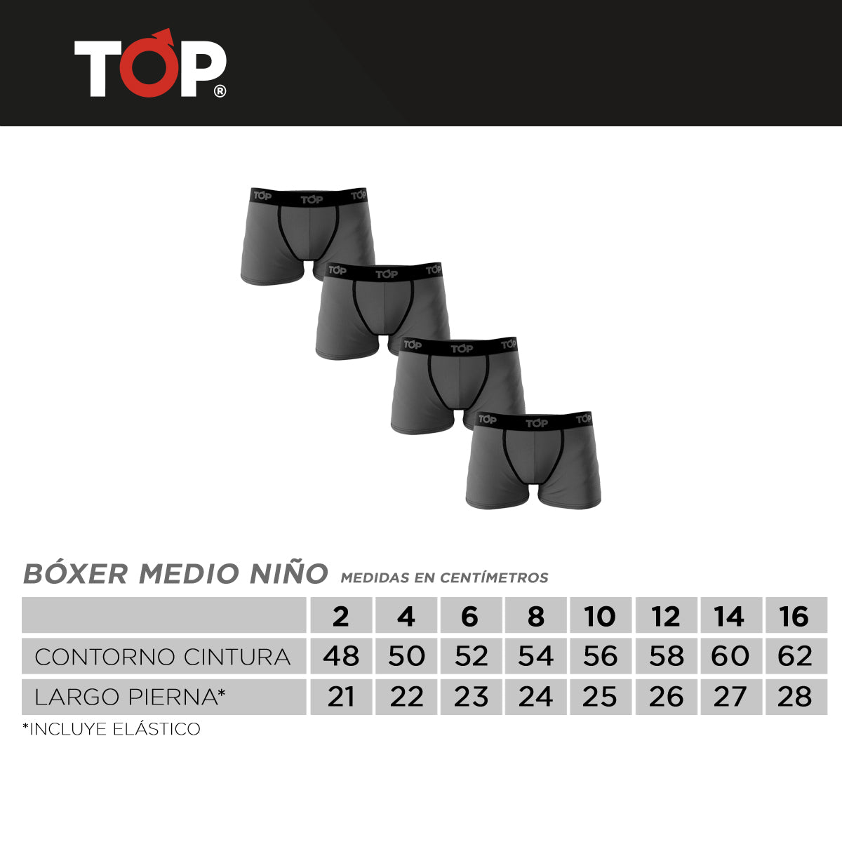 Bóxer Niño Algodón Naruto Pack 4 C1